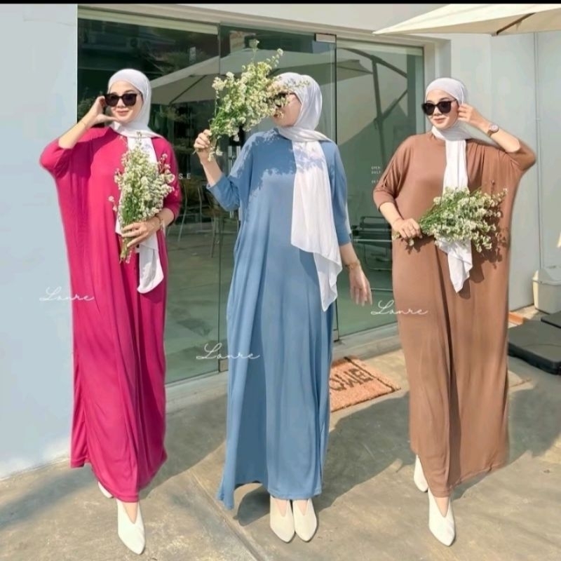 GAMIS ROSSA BATWING KNIT RIB || GAMIS BATWING RIB KNIT PREMIUM || GAMIS KALONG RIB KNIT PREMIUM || G