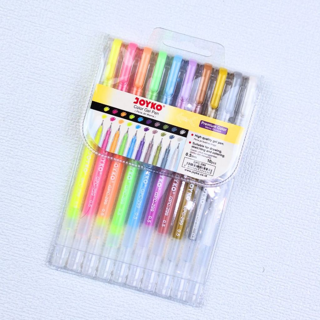 

Pulpen gel warna joyko GPC 299 Premium Color 0.5mm