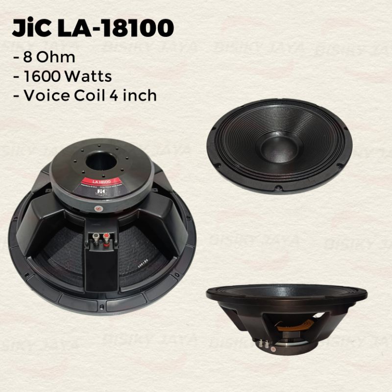 Speaker 18 inch JIC LA 18100 Original Speaker JIC LA18100