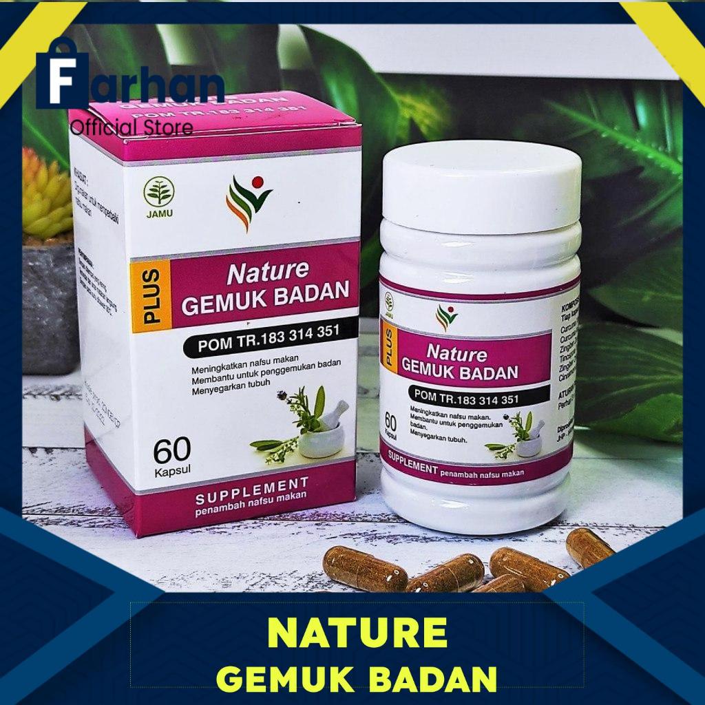 VITAMIN TUBUH NATURE Alami Ampuh Penambah Berat Badan Gizi Sehat Aman Suplemen Vitamin