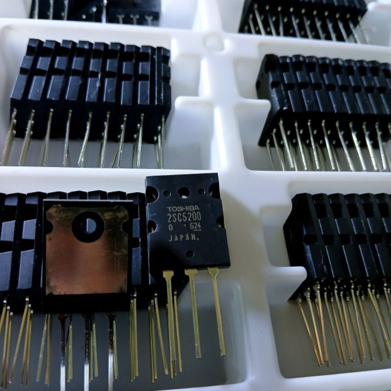 Transistor Toshiba 2SC5200 2SA1943 Original Kode Lot 524 Asmbld Japan TO264