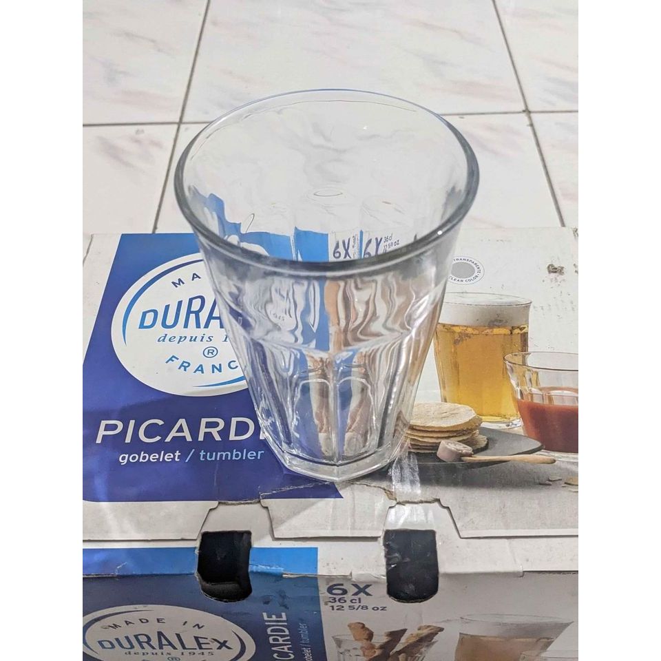 Gelas Duralex Picardie Ukuran 360 ml Gelas Es Kopi dan Es Teh Bahan Tebal Anti Pecah Awet Duralex 36