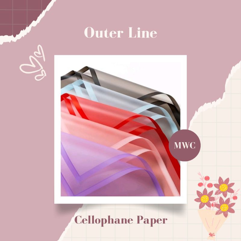 

[❗Wajib Beli Paper Core] Cellophane Paper Outer Line