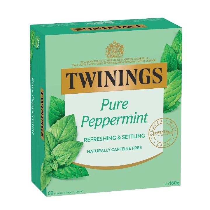 

Twinings Pure Peppermint Tea Bags 80 Pack Original Australia