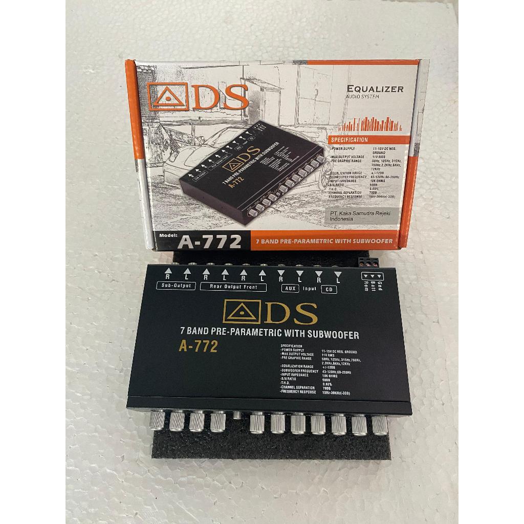 Parametic 7 Band With Subwoofer Amplifer Mobil Power - ADS A-772