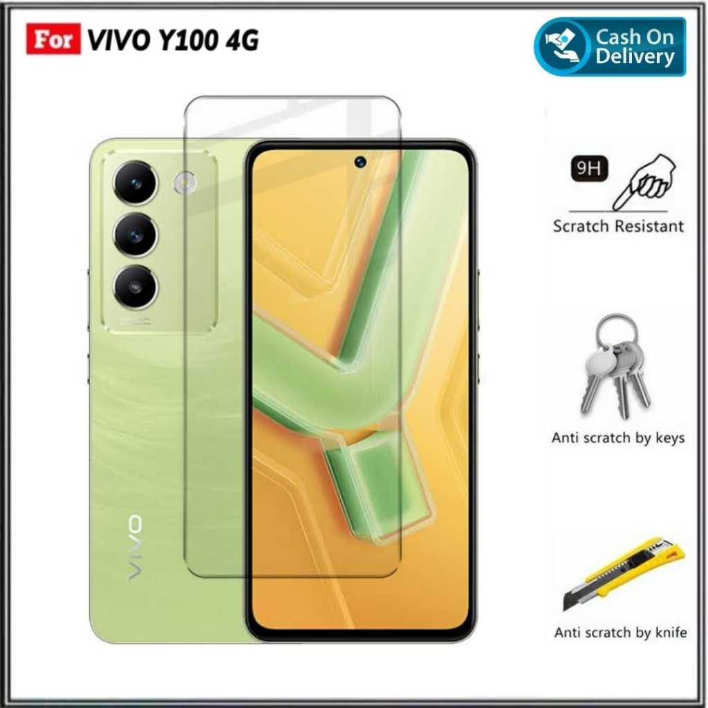 Tempered Glass Vivo Y100 4G/5G Y20 Y20S Y20i Y20G Anti Gores Kaca