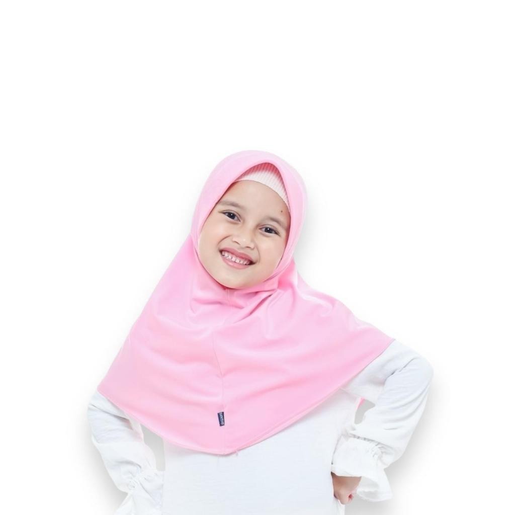 Jilbab Instan Azahra Jersey Anak 4-10Thn Jilbab anak sekolah SD TK Bahan Kaos Spandex Jersey