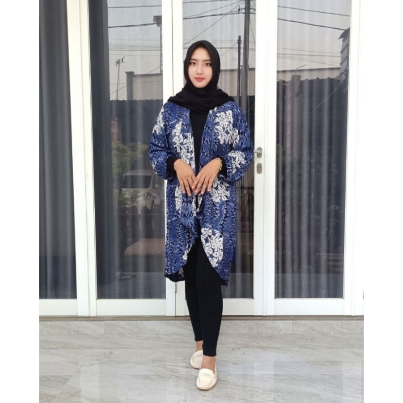 AUTER BATIK KARTIGAN LENGAN PANJANG