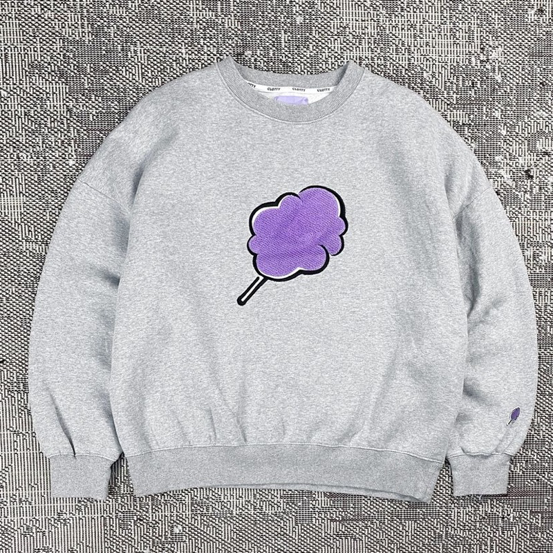 CREWNECK CLOTTY - Grey