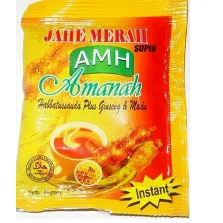 

AMH JAHE MERAH SUPER AMANAH 23GR Jahe Merah Super