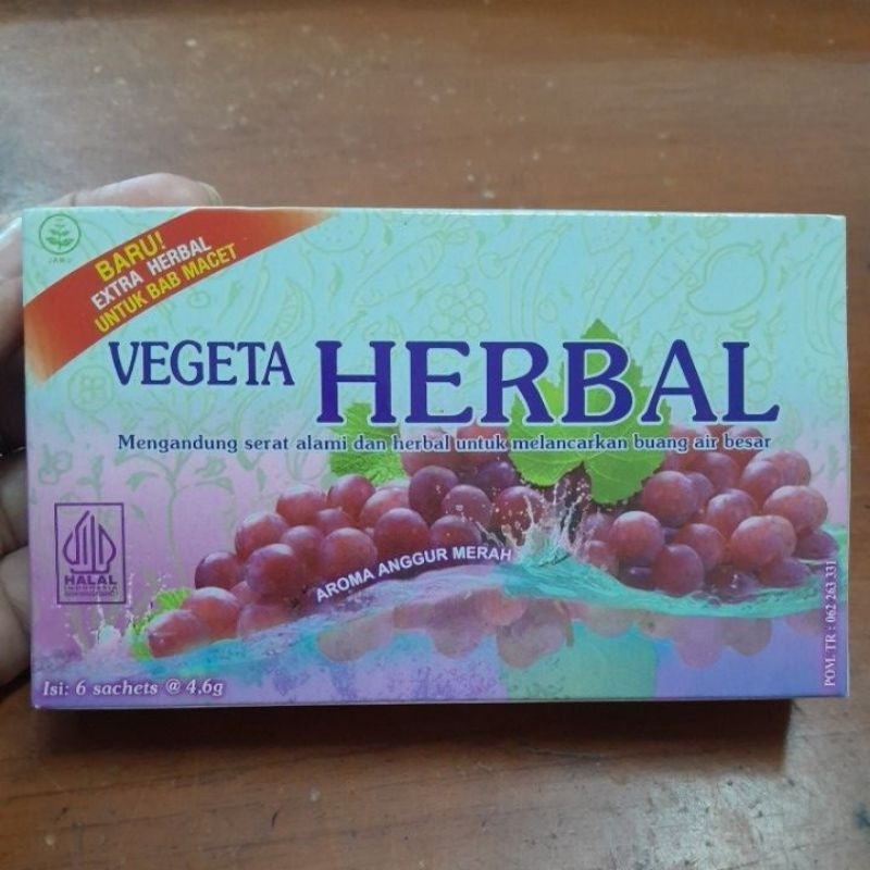 

Vegeta Herbal isi 6 sachets Rasa Anggur