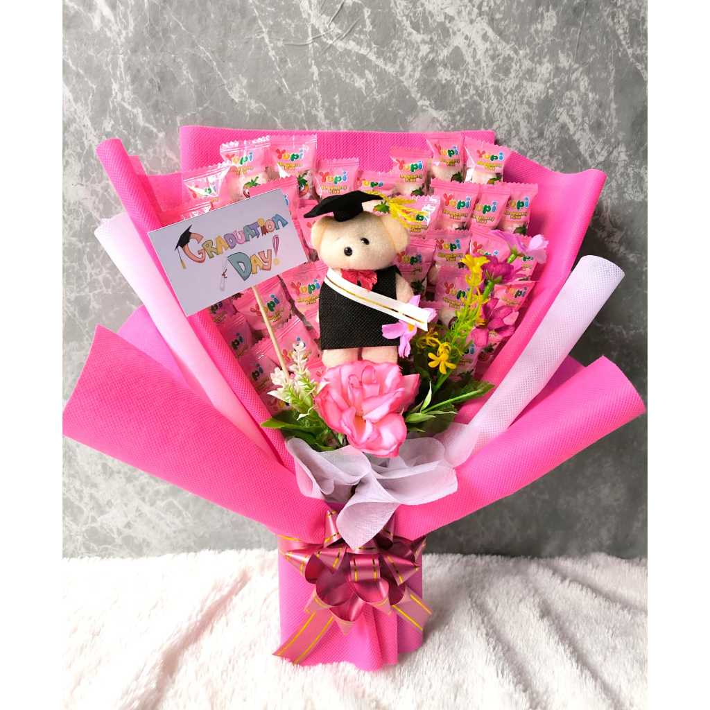

Bouquet Buket Permen Yupi edisi Wisuda