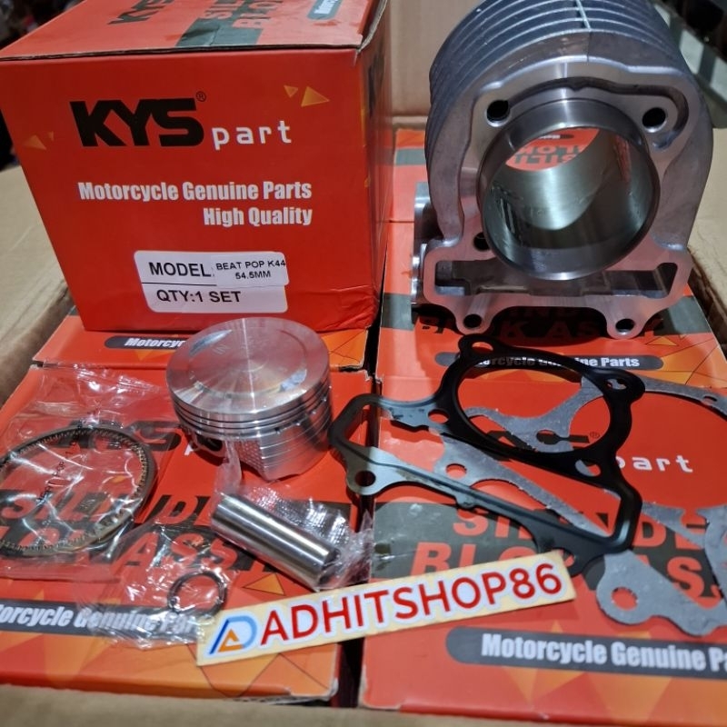 BLOK SEHER BEAT 54,5MM BLOK SEHER BORE UP BEAT 54,5MM PAKET BLOK SEHER BEAT SCOOPY KARBU / INJEKSI S