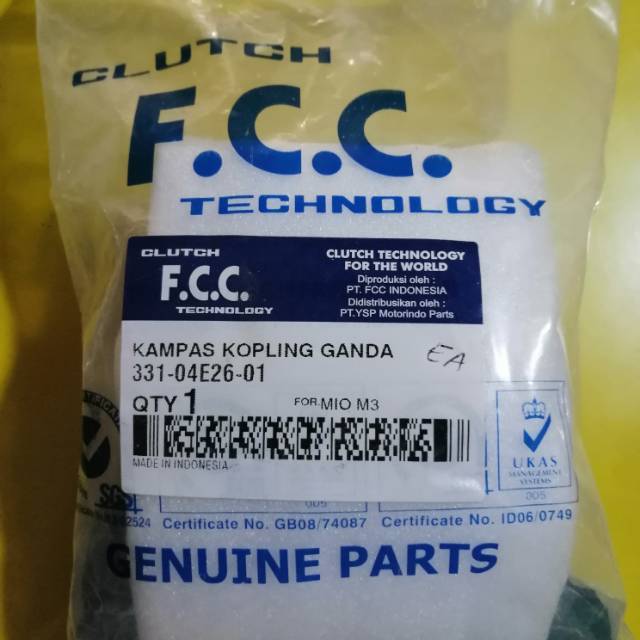 KAMPAS GANDA MIO M3 MIO Z MIO 125S SOUL GT 125 KAMPAS KOPLING GANDA ORIGINAL FCC