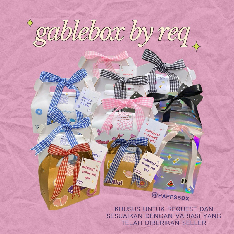 

GABLE GIFTBOX KHUSUS REQ