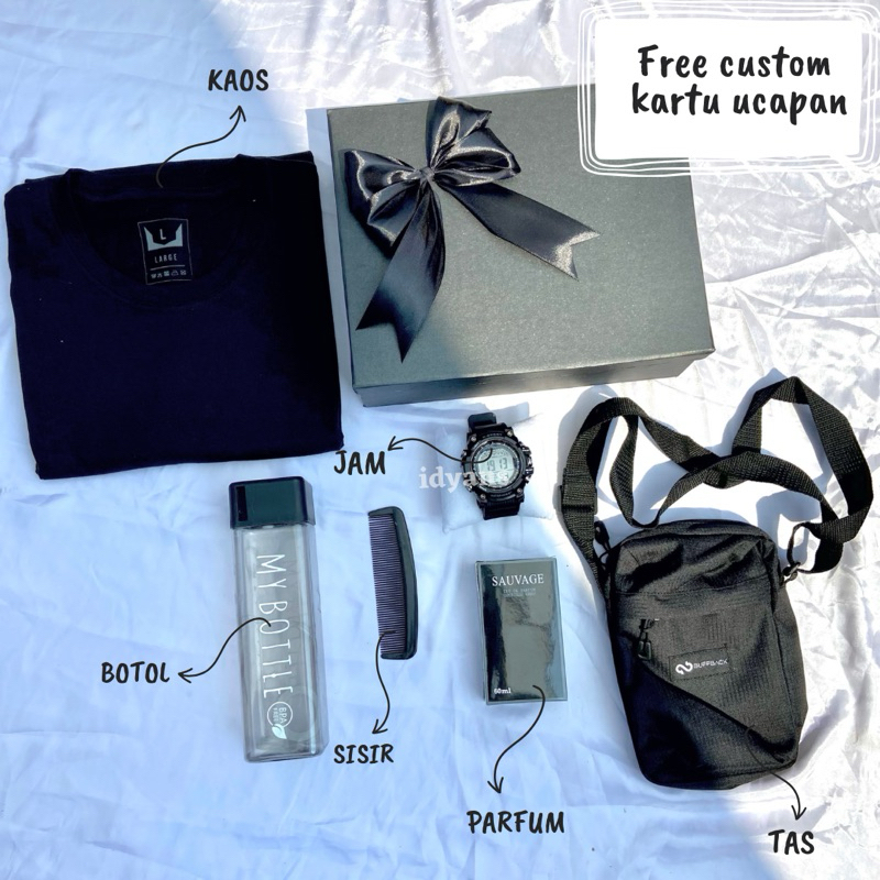 

FREE PAPERBAG [GBP033] PREMIUM GIFTBOX HARDBOX COWOK KADO COWOK