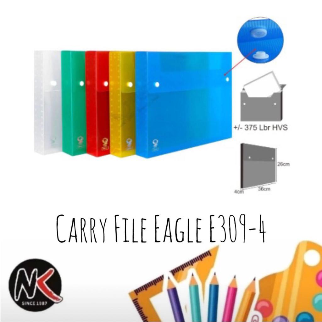 

Map Plastik Kancing/Carry File Eagle E 309-4 (4 cm)/Map Plastik/Map Kancing