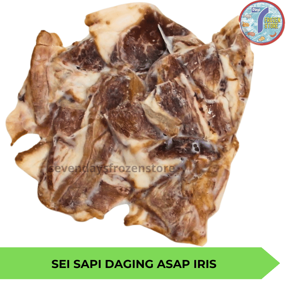 

Sei Sapi | Daging Asap Iris Tipis Beku Frozen