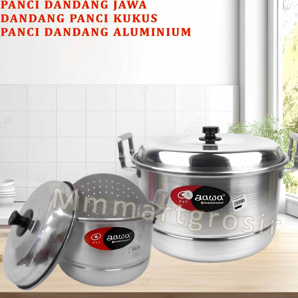 Panci Dandang Jawa / Dandang Panci Kukus / Panci Kukus Aluminium