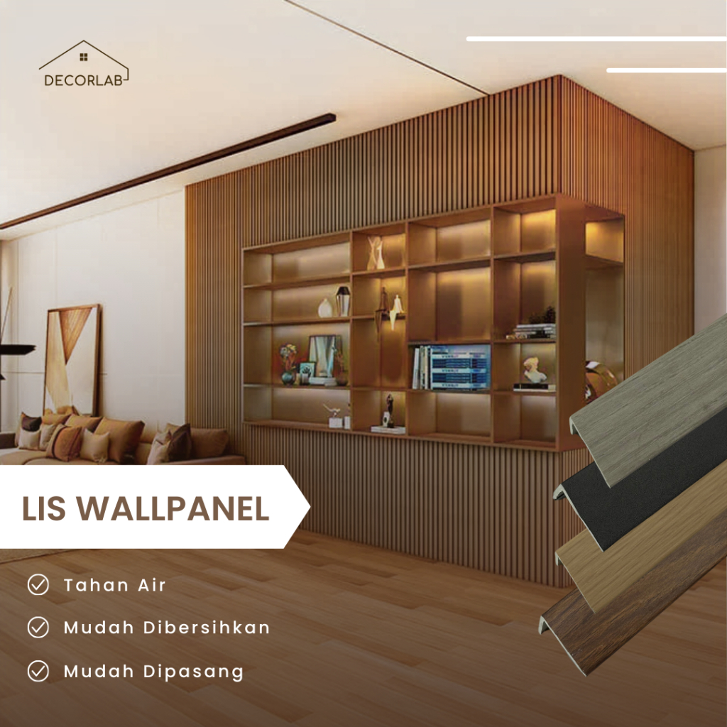 Lis Penutup Wallpanel | List siku L WPC Wallpanel | Lis Wallpanel TERMURAH