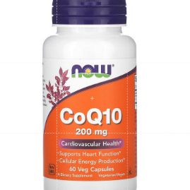 NOW FOODS CoQ10 30 mg / CoQ10 50 mg / CoQ10 60 mg / CoQ10 100 mg / CoQ10 200 mg
