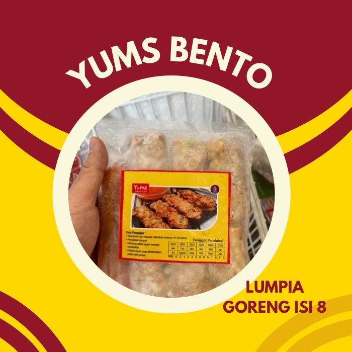 

yums bento lumpia goreng isi 8