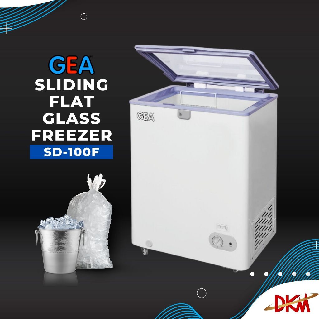 SLIDING FREEZER GEA SD-100F / LIFT UP GLASS DOOR