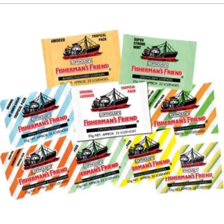 

Fisherman 25GR Permen pelega tenggorokan