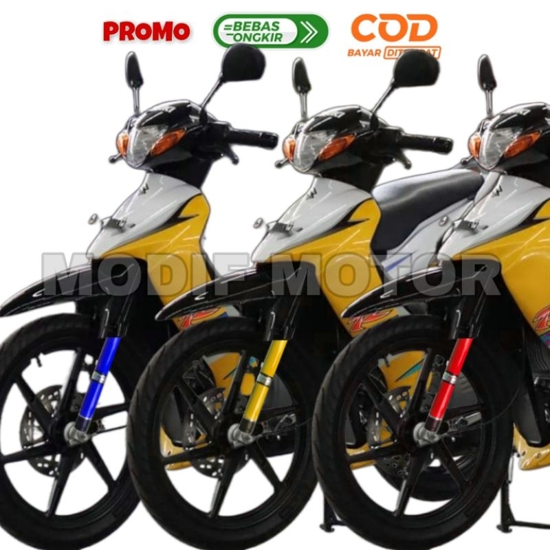 Cover shock satria 2 Tak Cover Shock Depan Suzuki Satria 2 tak