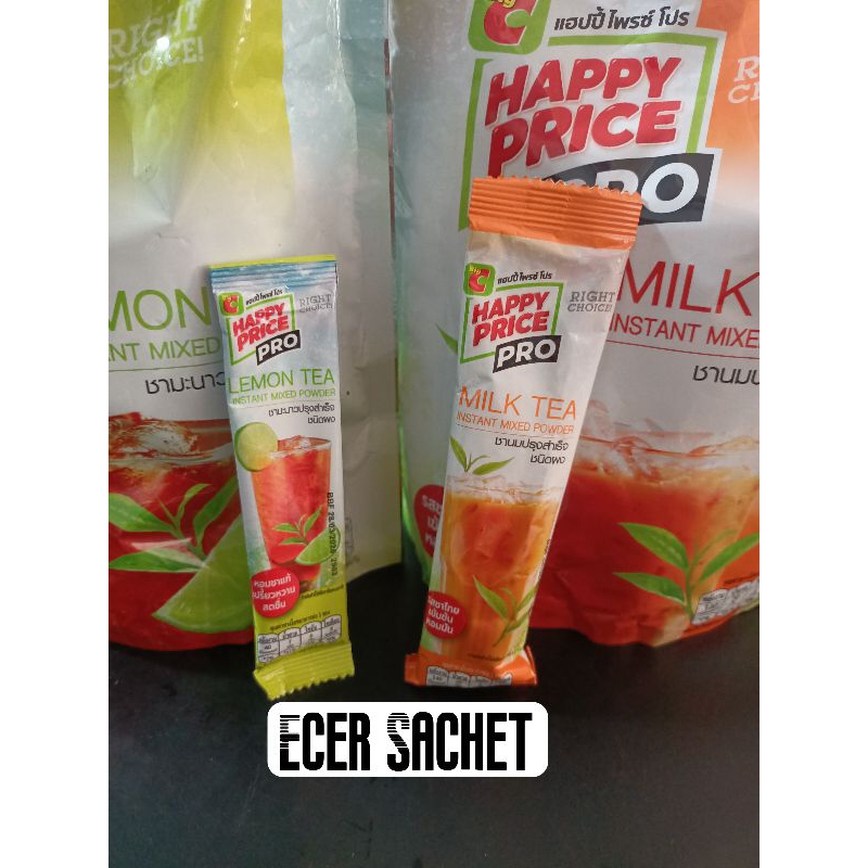 

Big C Happy Price Pro Thailand Milk Tea Lemon Tea Ecer Sachet