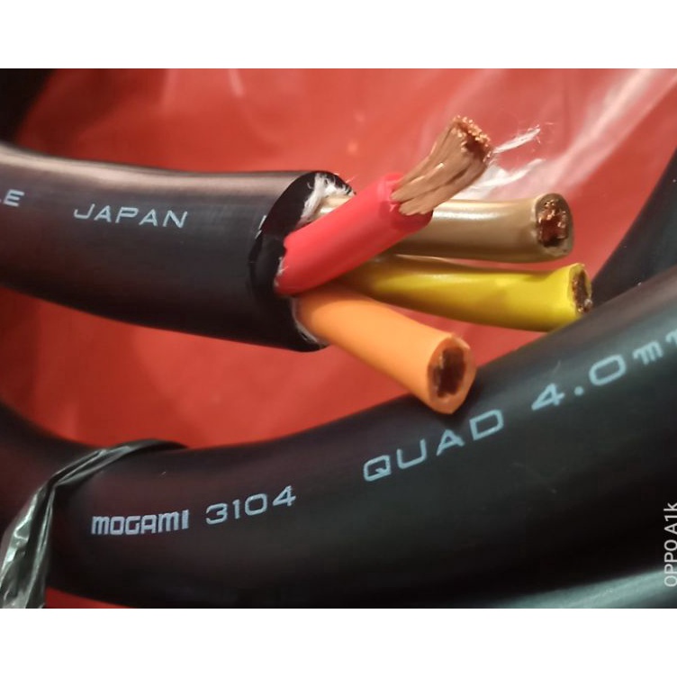 Kabel speaker 4x4mm mogami 314 original japan e R1B2