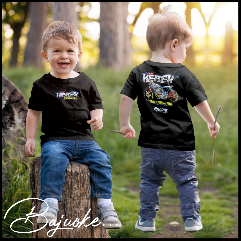 Kaos Anak | Kaos Honda CB Herex Banyuwangi V.5 | Kaos Katun 24s Asli | Baju Kaos Viral | Bahan Katun