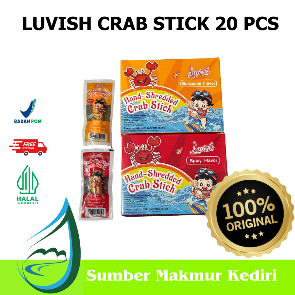 

LUVISH Crab Stick Box Isi 20 PCS