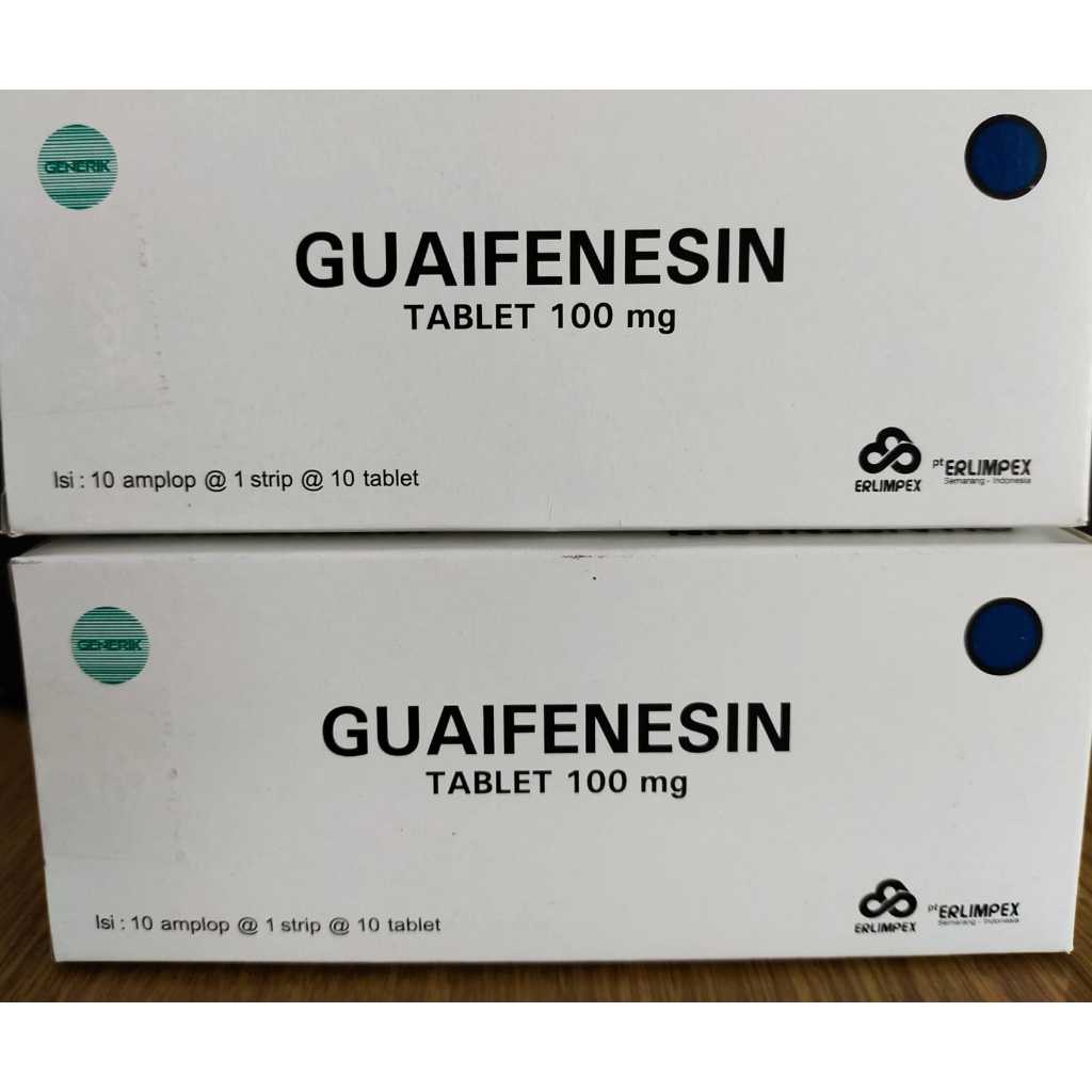 GUAIFENESIN 100 MG BOX 100 TABLET