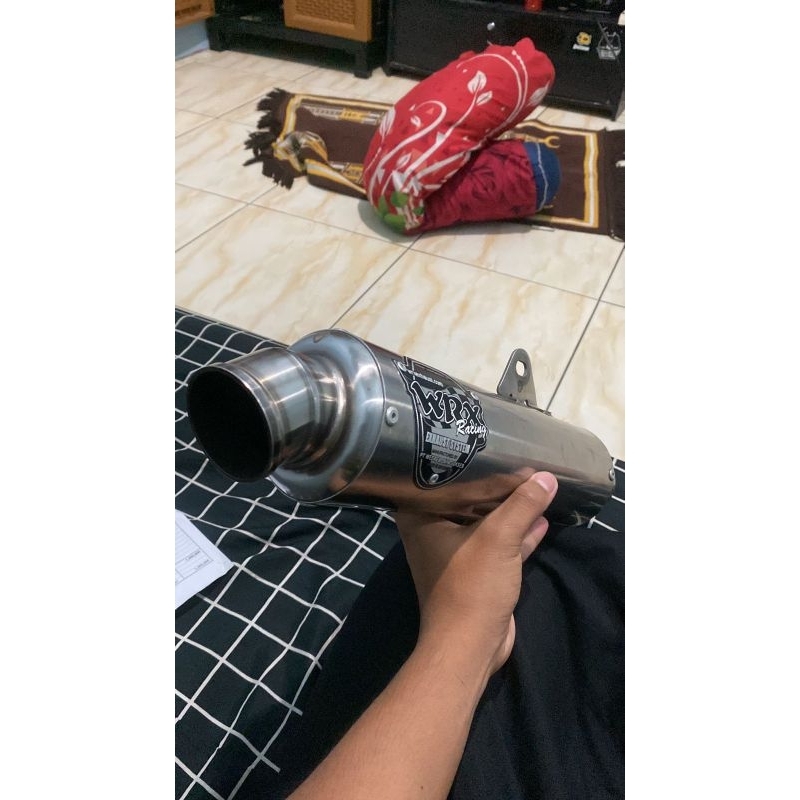 Knalpot wrx gp5 v2 original suzuki gsx r 150(only kepala nya aja)