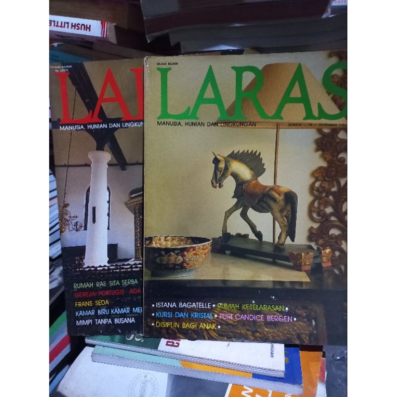 majalah laras :  10 januari 1988 & 18 september 1988