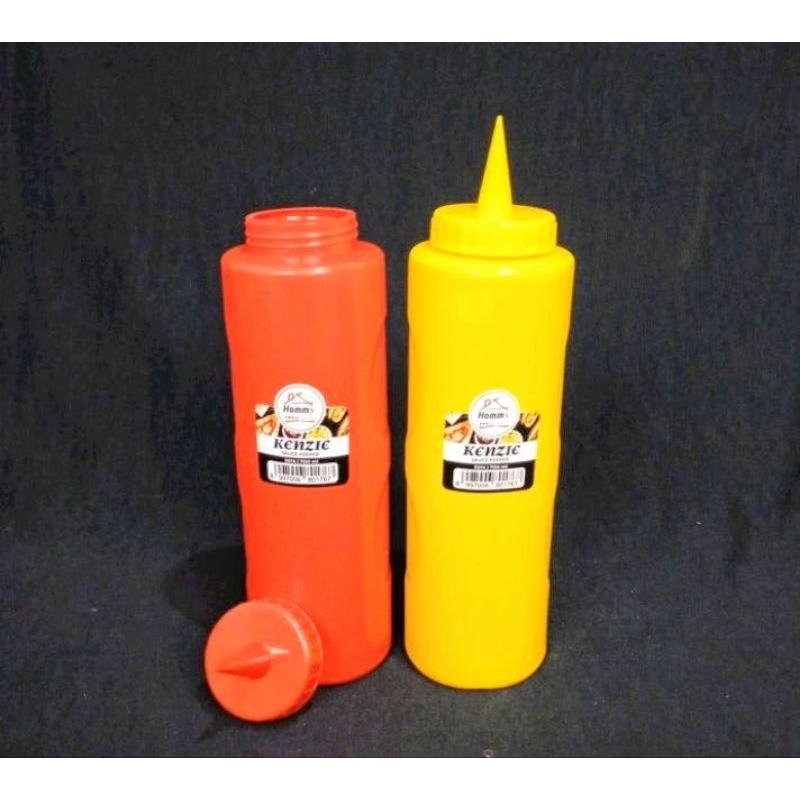BOTOL MAYONAIS KECAP SAUS 700ML KENZIE BOTOL PLASTIK TEMPAT BUMBU WADAH SAUS KECAP