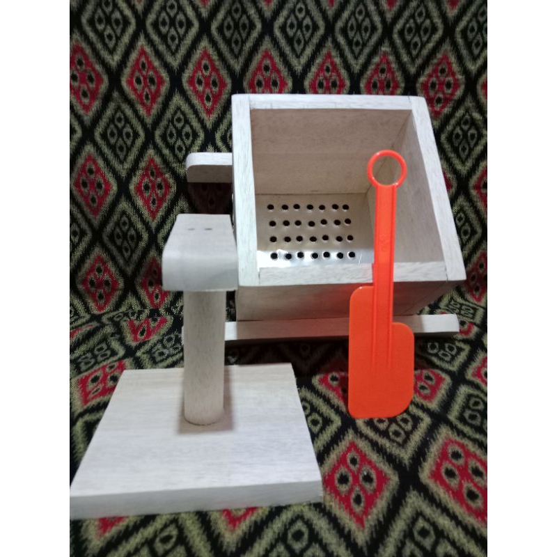 cetakan cendol dawet kayu