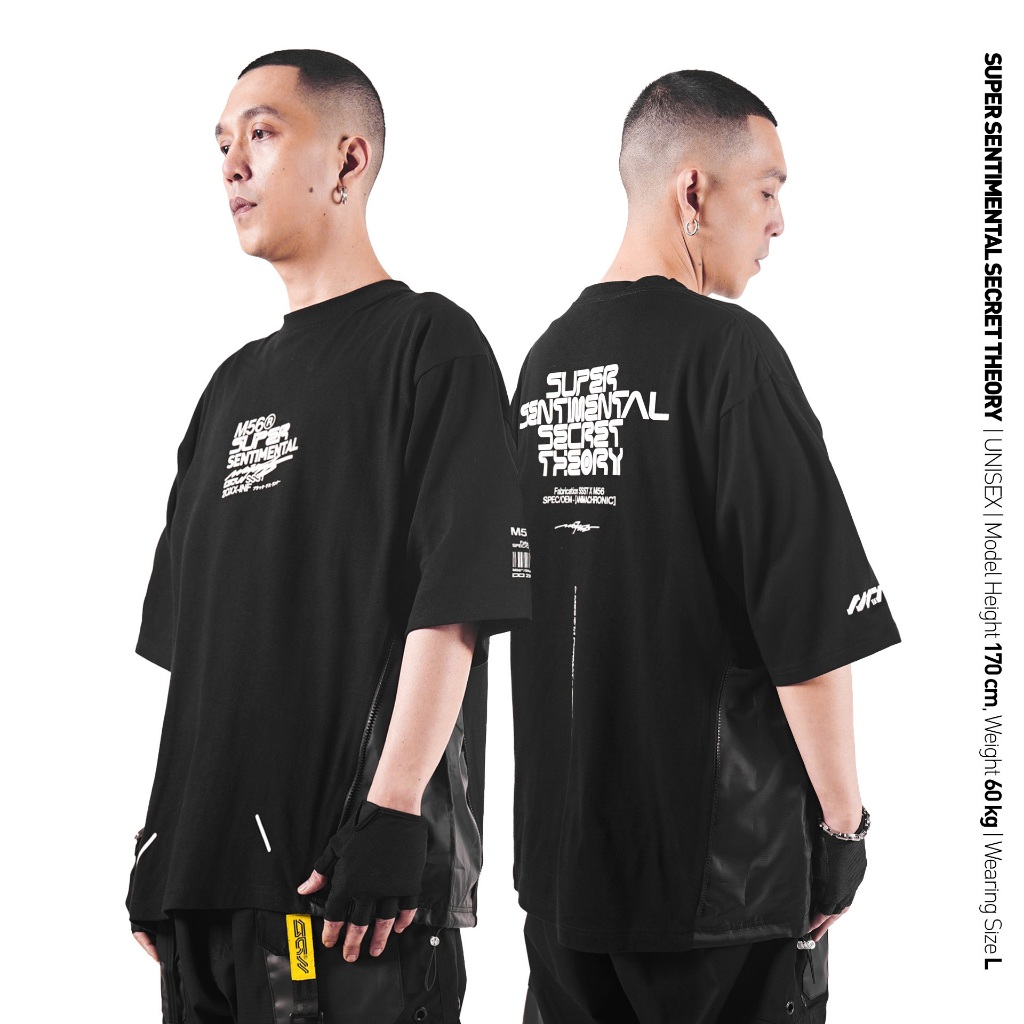 SSST x MACHINE56 Animachronic TC-56BK01 Shortsleeve T-Shirt
