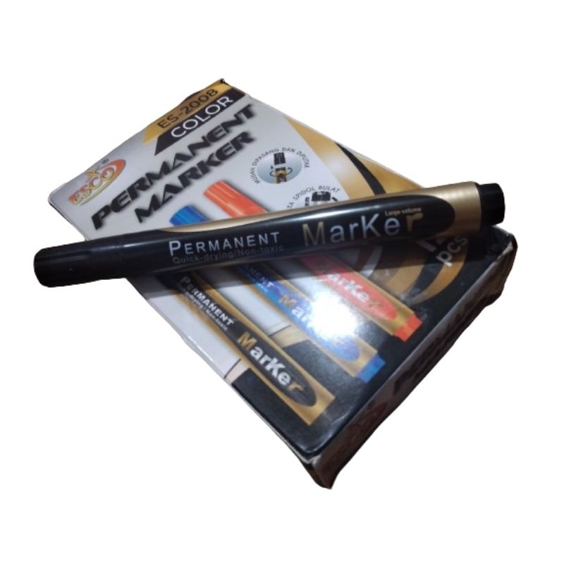 

⭐⭐⭐⭐⭐ spidol parmanen marker murah tinta tebal hitam/1pcs