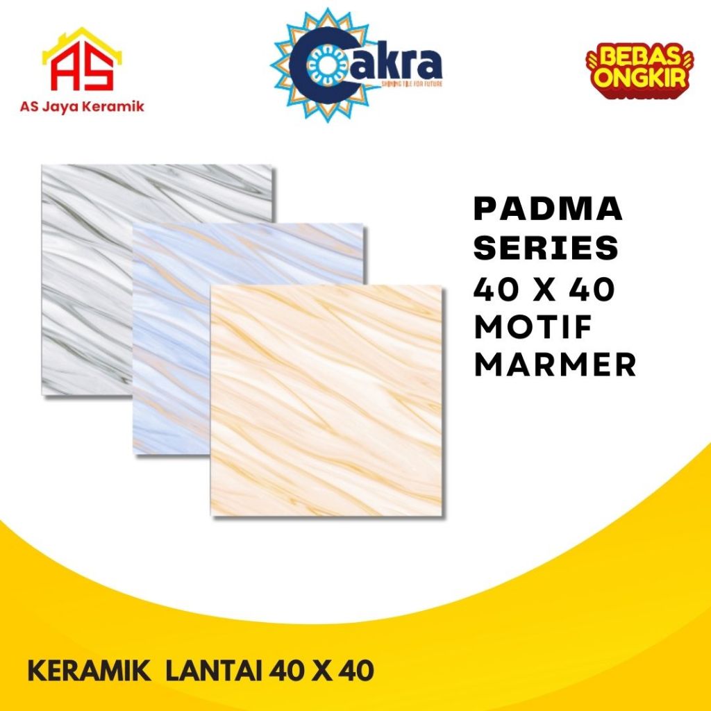 Keramik Lantai I Lantai Granit I 40 x 40 Padma I Cakra