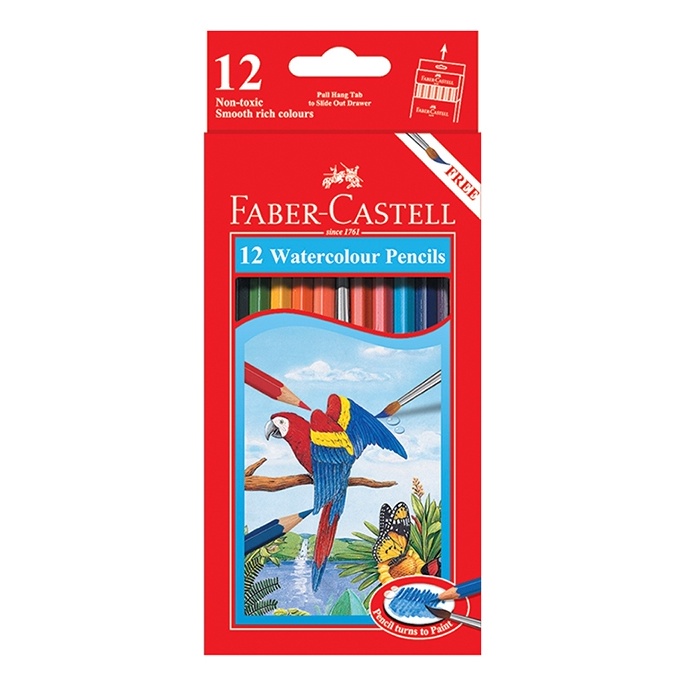 

KODE B27I Pensil Faber Castell Water Color 12 Warna