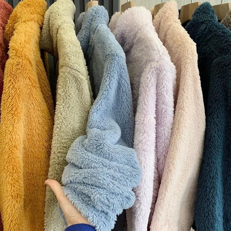 jaket bulu serpa dewasa unisex pria wanita elegant