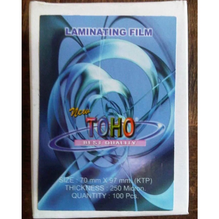 

KODE W44H Plastik Laminating ktp merk toho 25 micron