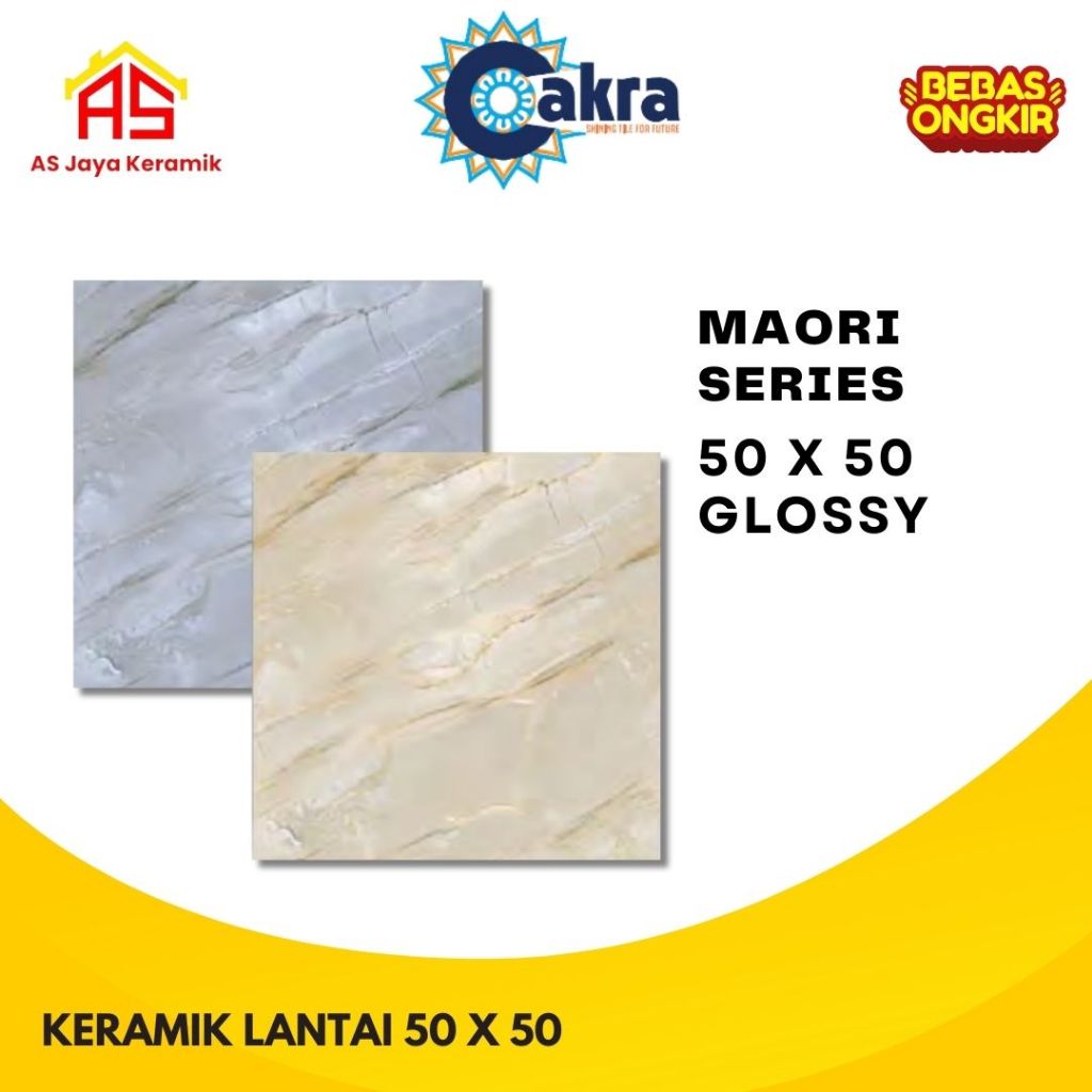 Keramik Lantai I Lantai Granit I 50 x 50 Maori I Cakra