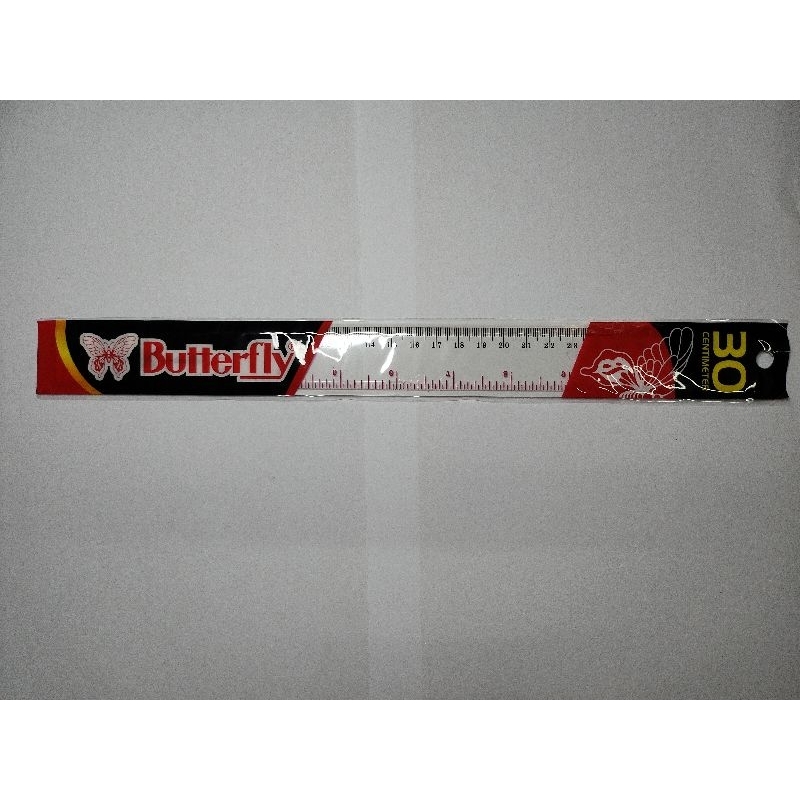 

Butterfly Penggaris Transparan 30 cm / Butterfly Ruler 30 cm / Glass Ruler