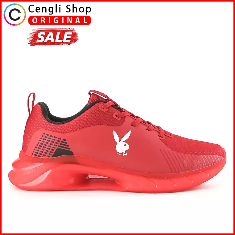 PLAYBOY SEPATU SNEAKER KASUAL PRIA ORIGINAL ASLI ORI PLAYBOY SNEAKERS CASUAL KETS BRANDED TERBARU ME