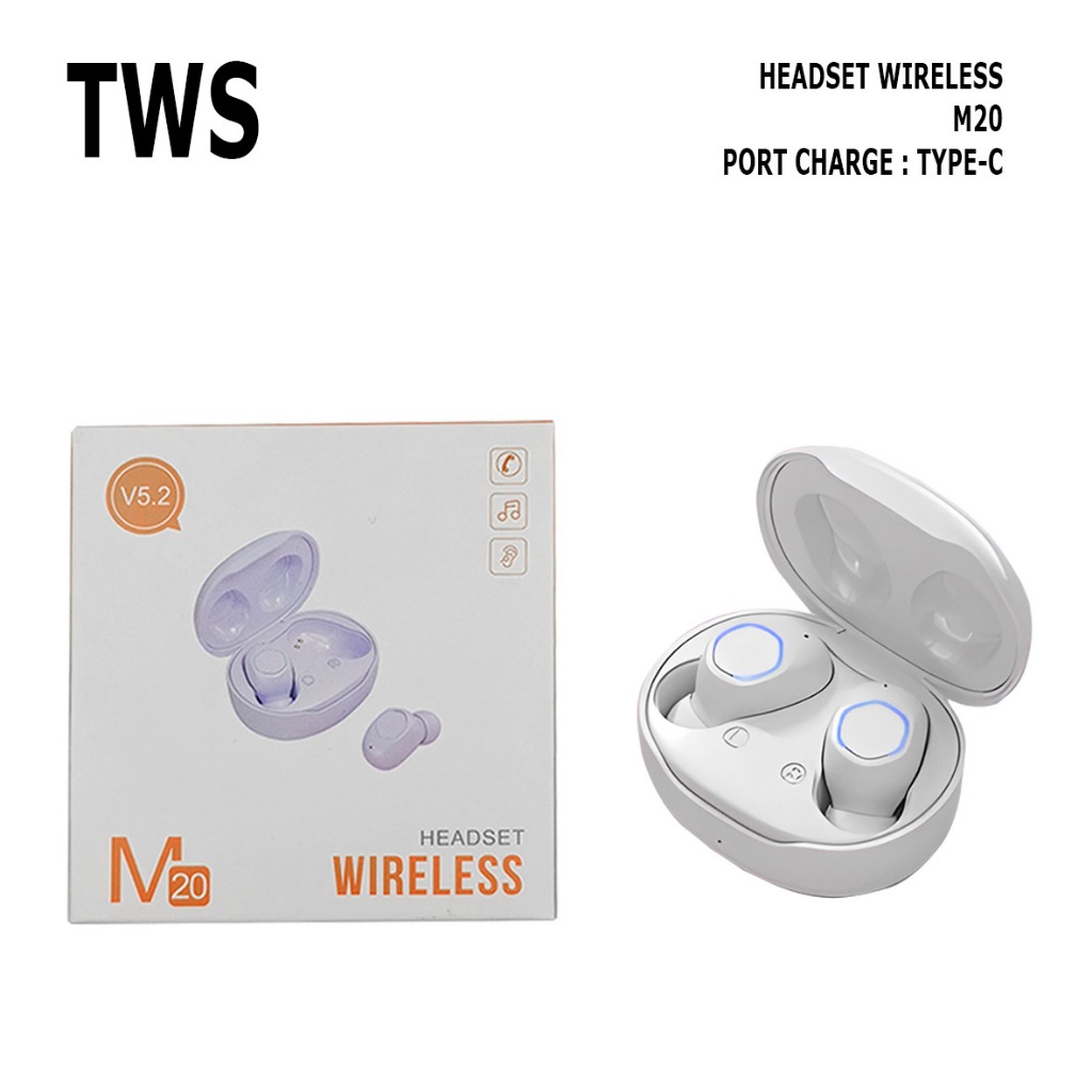 HEADSET BLUETOOTH TWS M20