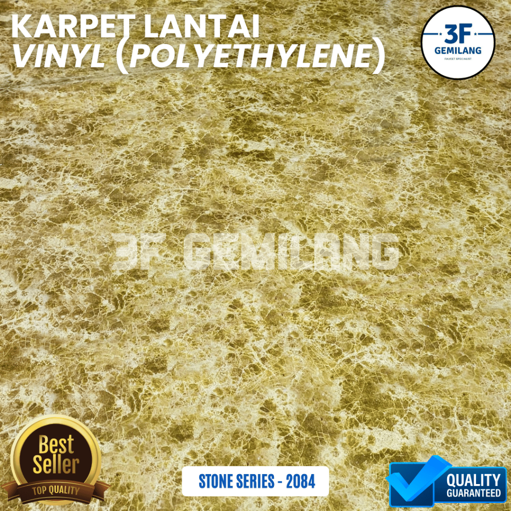 3F GMG - VINYL PER ROL isi PANJANG 14 METER Karpet Lantai POLYETHYLENE Lebar 1,2meter Gulungan - Wal