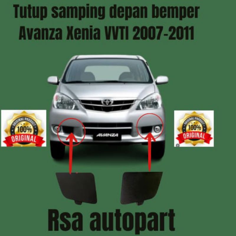 Tutup samping depan bumper avanza xenia VVTI 2007-2011